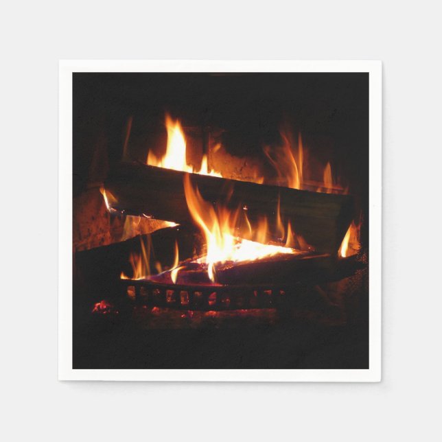 Feuerstromfotografie Serviette (Vorderseite)