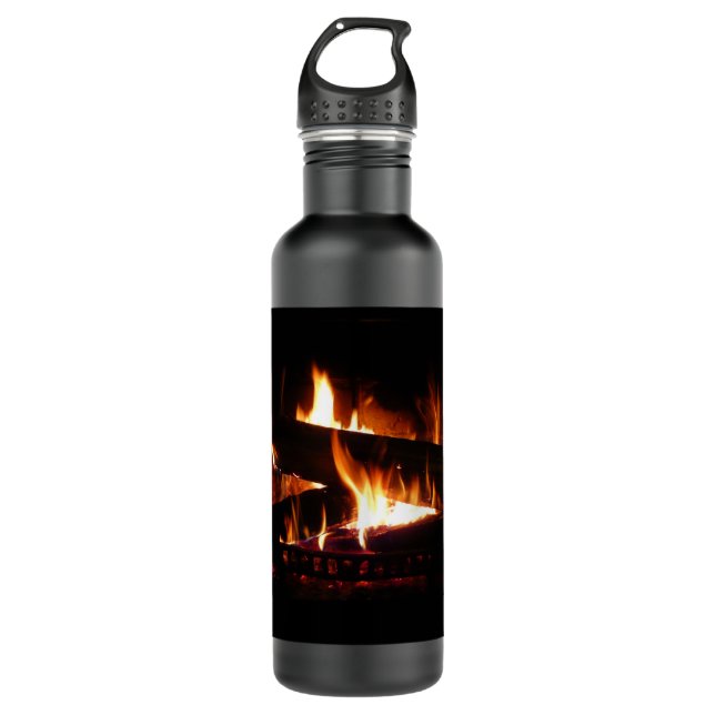 Feuerstromfotografie Trinkflasche (Vorderseite)