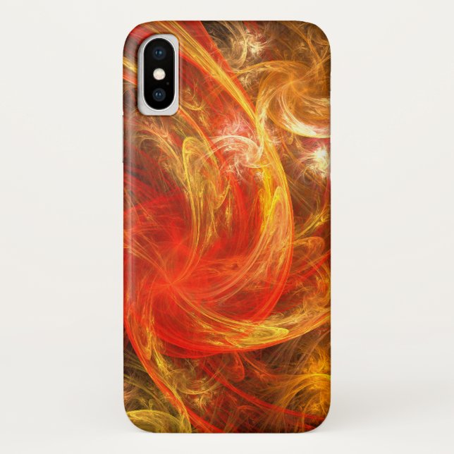Feuersturm Abstrakte Kunst Case-Mate iPhone Hülle (Rückseite)