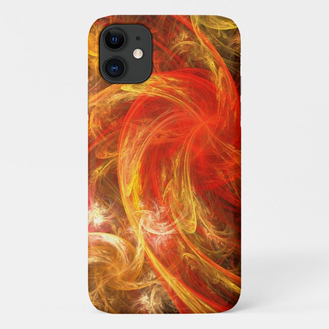 Feuersturm Abstrakte Kunst Case-Mate iPhone Hülle (Rückseite)
