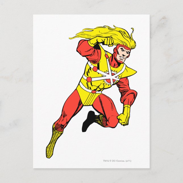 Feuersturm steigt postkarte (Vorderseite)