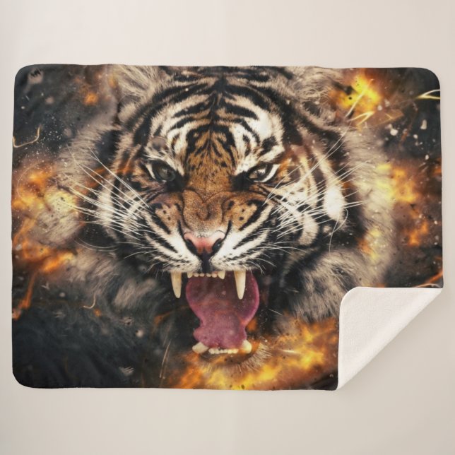 FEUERTIGER SHERPADECKE (Vorderseite (Horizontal))