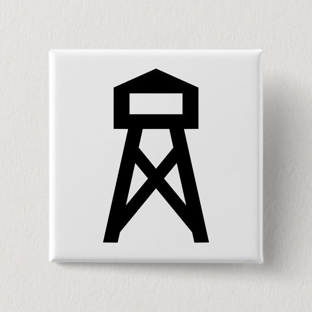 Feuerturm Button (Vorderseite)