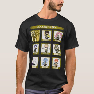 Feuerverkleidung drei Häuser Golden Deer House Pix T-Shirt