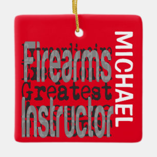 Feuerwaffenleiter Sonderbeauftragter CUSTOM Keramikornament