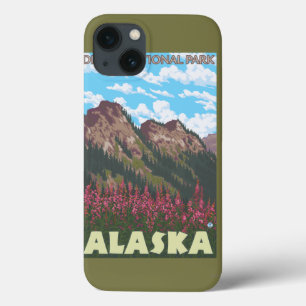 Feuerweed & Mountains - Denali Nat'l Park, Case-Mate iPhone Hülle