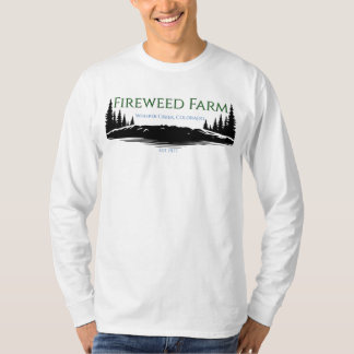 Feuerwegefarm Herren lange geschlachtet T - Shirt