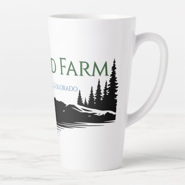 Feuerwegefarm Latte Tasse (Whisper Creek) (Rechts)