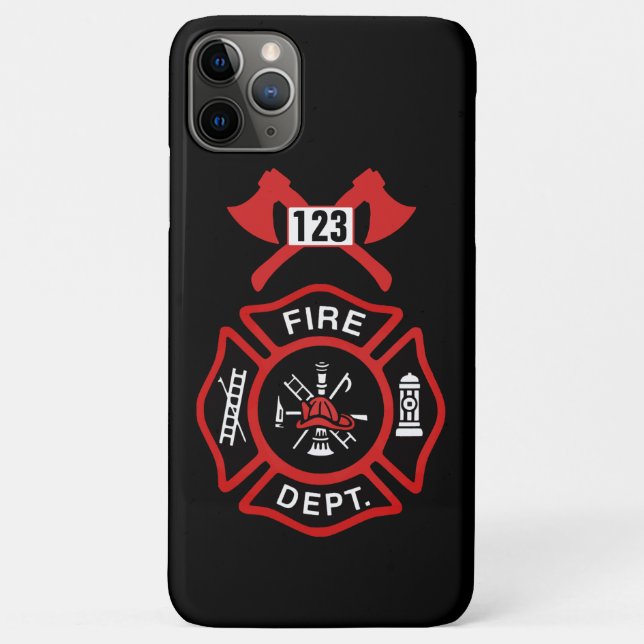 Feuerwehr-Abzeichen Case-Mate iPhone Hülle (Rückseite)