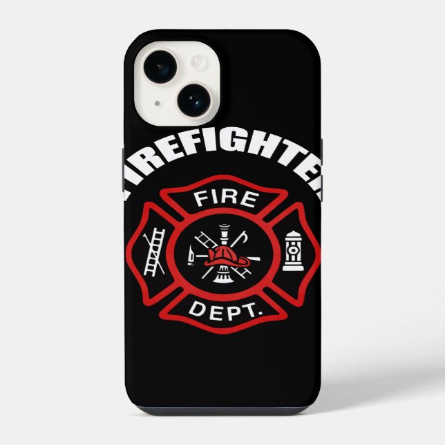 Feuerwehr-Abzeichen iPhone Hülle (Rückseite)