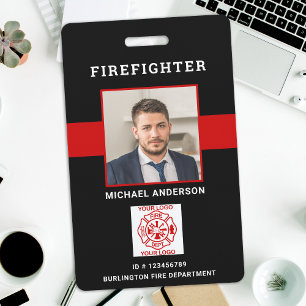 Feuerwehr Ausweis Personalisierte Foto Feuerwehr I