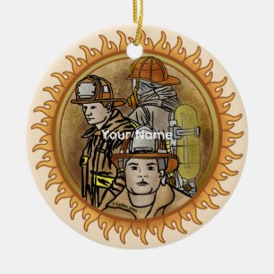 Feuerwehr-Bruderschaft - Schmuck Keramik Ornament