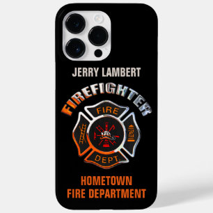 Feuerwehr-Chrom-Namen-Schablone Case-Mate iPhone Hülle