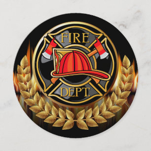 Feuerwehr-Einladung Einladung