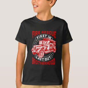 Feuerwehr: Erstmaliger Feuerwehrmann der Brudersch T-Shirt