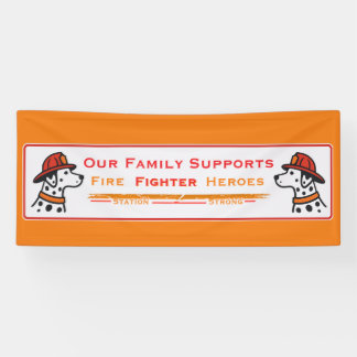 Feuerwehr-Familienbanner Banner