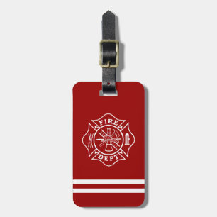 Feuerwehr / Feuerwehrmann Malteserkreuz-Gepäckanhä Gepäckanhänger
