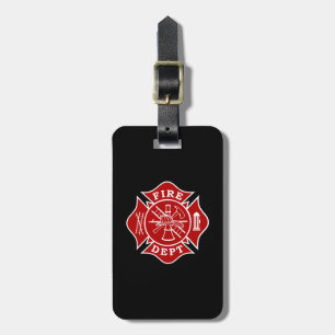 Feuerwehr / Feuerwehrmann Malteserkreuz-Gepäckanhä Gepäckanhänger