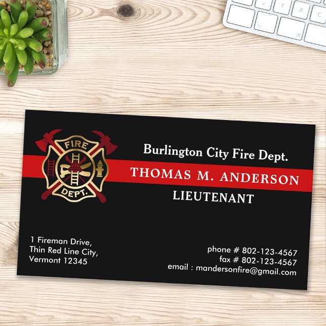 Feuerwehr für das benutzerdefinierte Logo Feuerweh Visitenkarte (Von Creator hochgeladen)