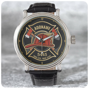 Feuerwehr für personalisierte Feuerwehren Armbanduhr