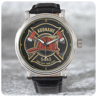 Feuerwehr für personalisierte Feuerwehren Armbanduhr