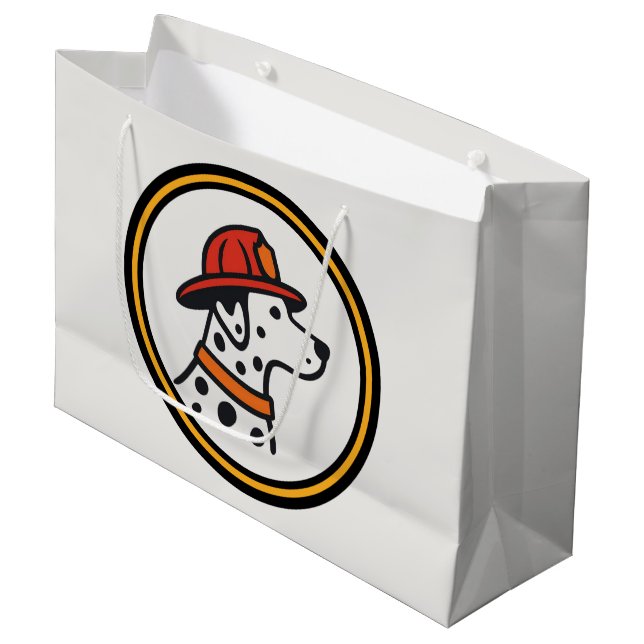 Feuerwehr-Geschenktüte Große Geschenktüte (Vorderseite Schrägansicht)