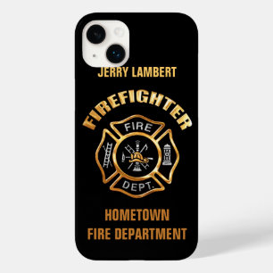 Feuerwehr-Goldnamen-Schablone Case-Mate iPhone Hülle