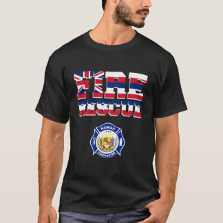 Feuerwehr Hawaii Feuerwehrleute Feuerwehrleute Ret T-Shirt