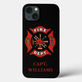 Feuerwehr im Feuerwehr - Kundenspezifischer Name Case-Mate iPhone Hülle