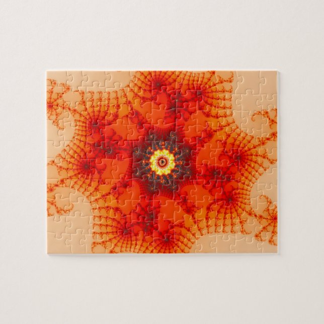 Feuerwehr im Fraktal Kunst (Horizontal)