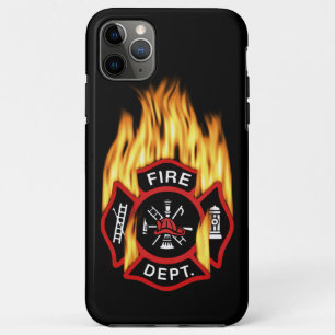 Feuerwehr-loderndes Abzeichen title_seo2