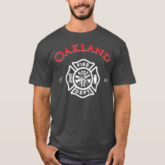 Feuerwehr Oakland Kalifornien Feuerwehr T-Shirt