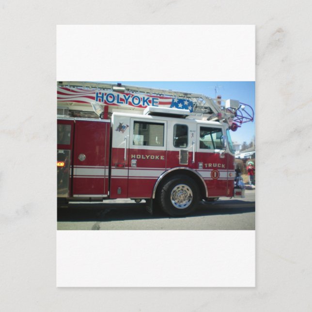 Feuerwehr Postkarte (Vorderseite)