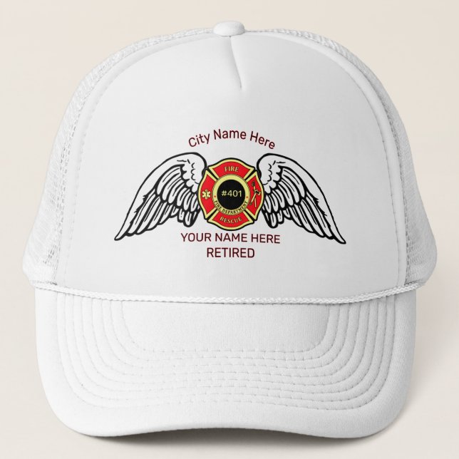 Feuerwehr | Rettungskommando | Custom Hat Truckerkappe (Vorderseite)