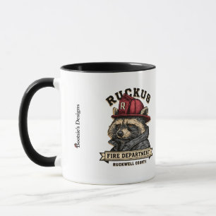 Feuerwehr Ruckus Rowdy Hat Fragen Tasse