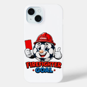 Feuerwehr-Schiedsrichter-Maskottchen beim Fußball Case-Mate iPhone Hülle