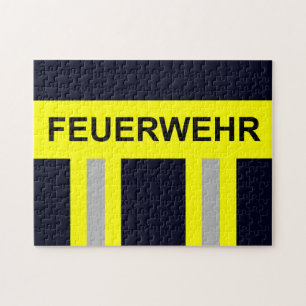 Feuerwehr Symbol Uniform Blau