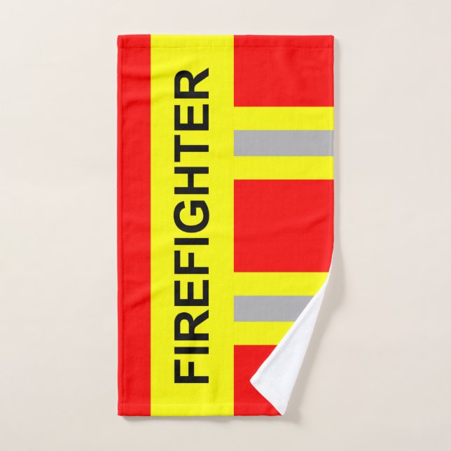 Feuerwehr Symbol Uniform Rot Handtuch (Handtuch)