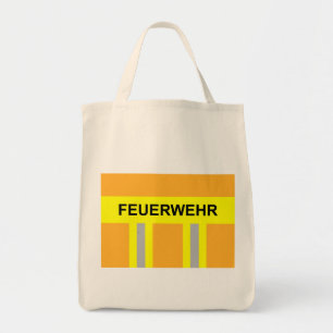 Feuerwehr Symbol Uniform Sandfarben Tragetasche