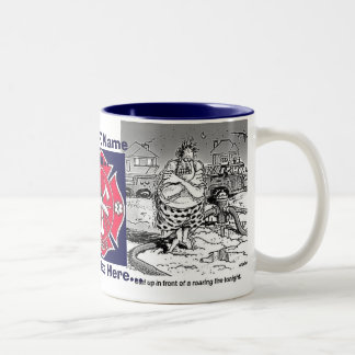 Feuerwehr-Tasse Zweifarbige Tasse