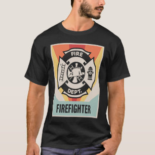 Feuerwehr und Feuerwehrmann T-Shirt