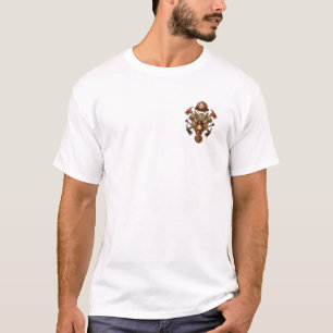 Feuerwehr Vintage-Abzeichen T-Shirt Design