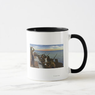 Feuerwehr von US-Luftfahrtunternehmen - US-Marine Tasse