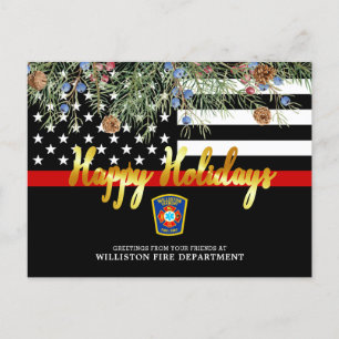 Feuerwehr Weihnachten Custom Thin Red Line