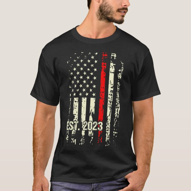 Feuerwehrakademie Abschluss Shirt Red Line Feuerwe (Vorderseite)
