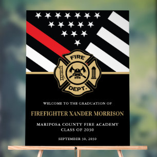 Feuerwehrakademie willkommen acrylschild