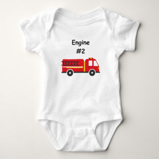 Feuerwehrauto #2 Baby-Body Baby Strampler