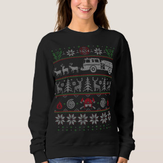 Feuerwehrauto gepanzert von Rentier Ugly Chr Sweatshirt
