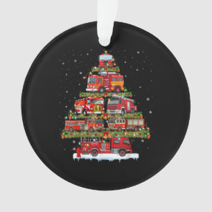Feuerwehrauto-Lichter Feuerwehr Feuerwehrauto Weih Ornament