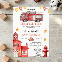 Feuerwehrauto-Party-Feuerwehrmann-Fahrzeug-Baby-Pa
